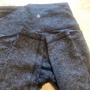Lululemon Wunder Under Herringbone Leggings